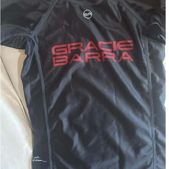 Gracie Barra Black Rash Guard - Picture 2 of 2